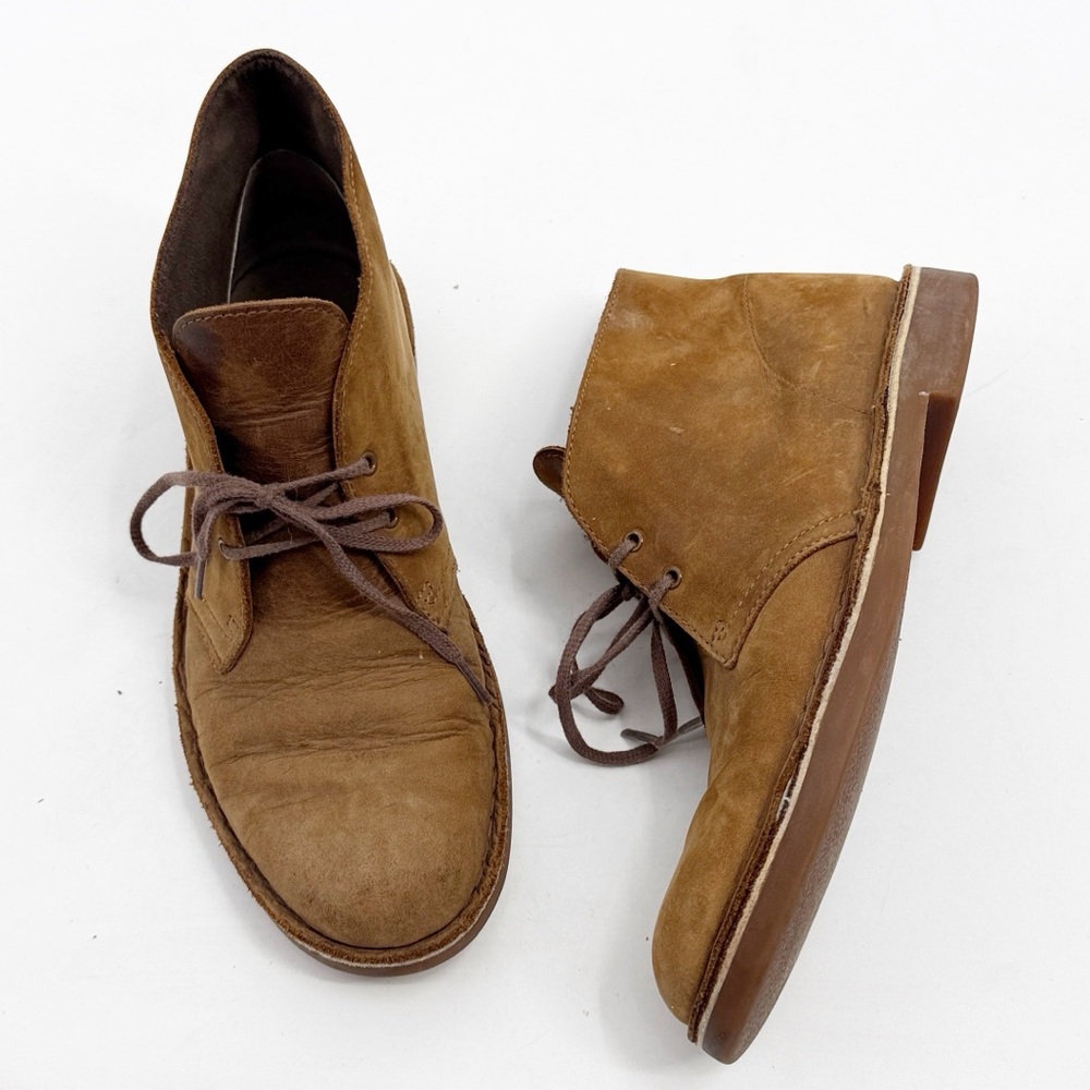 Clarks Bushacre 2 Men's Chukka Boot Wheat Nubuck size 9.5